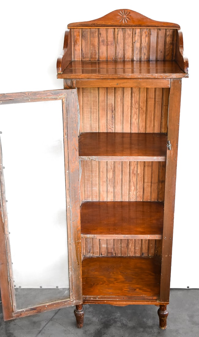 ANTIQUE PINE PIE SAFE - 3