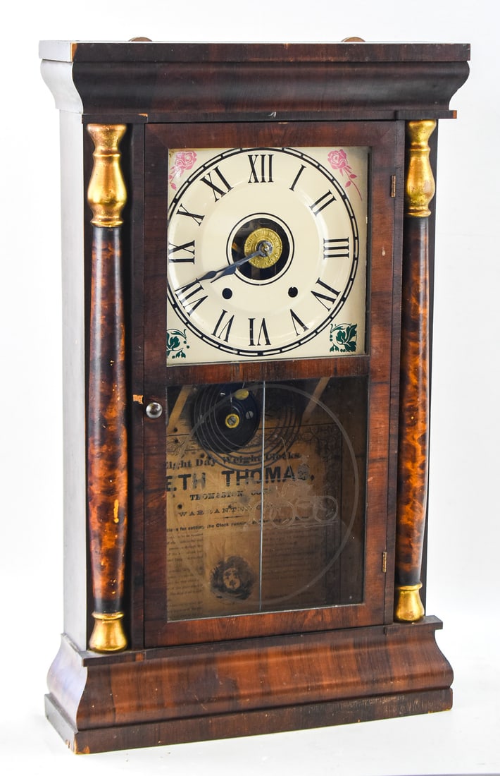 SETH THOMAS 8-DAY OGEE CLOCK, C. MID/LATE 19TH CENTURY (1 of 2)