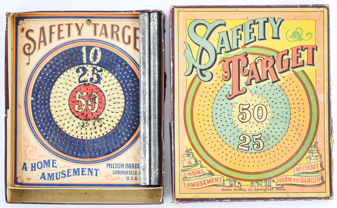 "SAFETY TARGET" NO. 2 HOME AMUSEMENT GAME, MILTON BRADLEY CO., C. 1905 (1 of 1)
