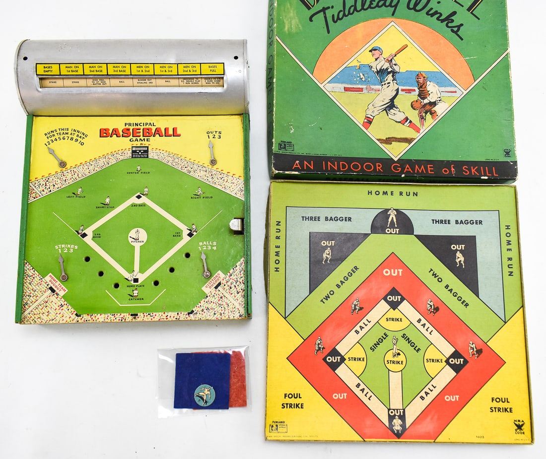 BASEBALL BOARD GAME PAIR - 2