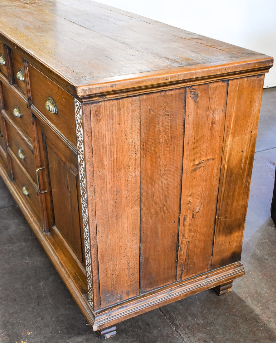 BUFFET WITH BRASS HARDWARE - 3