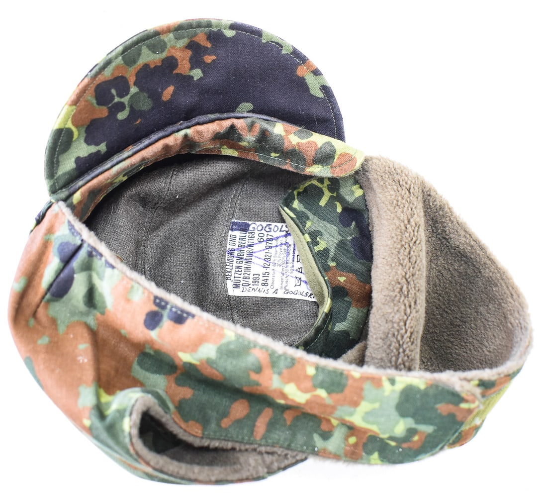 BUNDESWEHR FLECKTARN WINTER CAP - 3