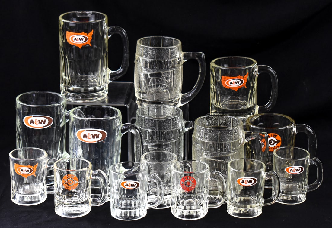 A&W AND DAD'S ROOTBEER MUGS (1 of 3)