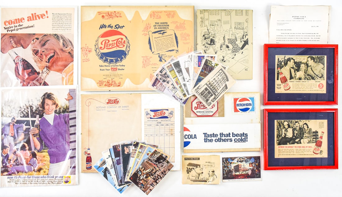 COLLECTION OF PEPSI-COLA EPHEMERA (1 of 5)