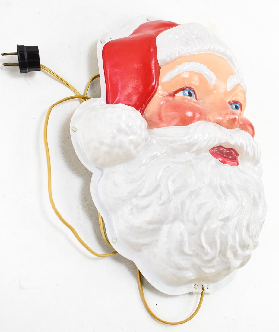 PARAMOUNT (ATTR.) LIGHTED SANTA CLAUS FACE - 2