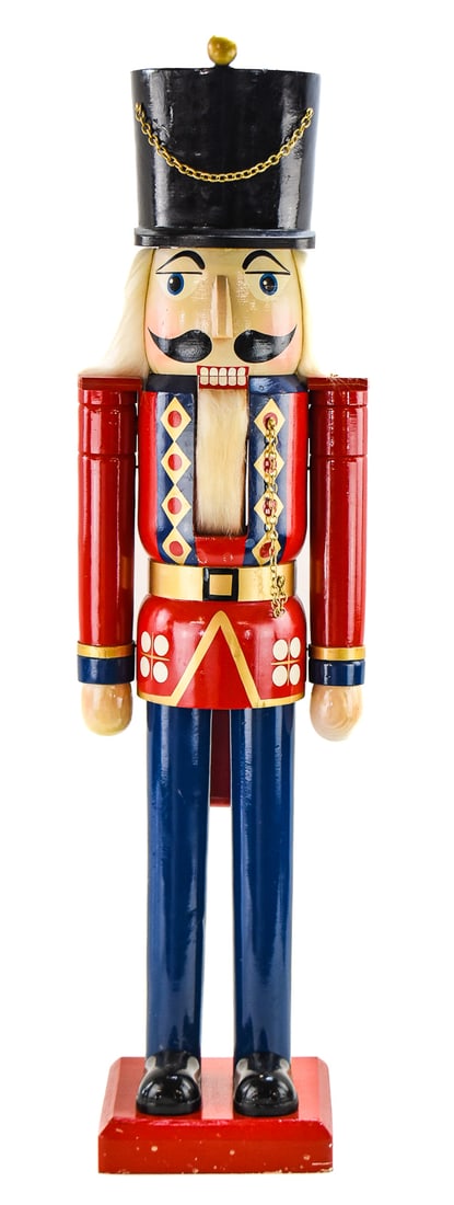 LARGE WOODEN SOLDIER CHRISTMAS NUTCRACKER (1 of 3)