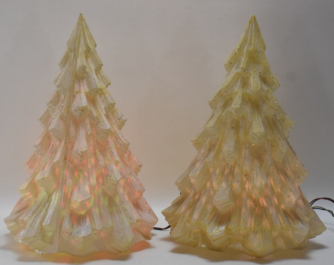 PAIR OF LIGHTED 1960s ECONOLITE CELLULOID "TWINKLE TWEES" (1 of 4)