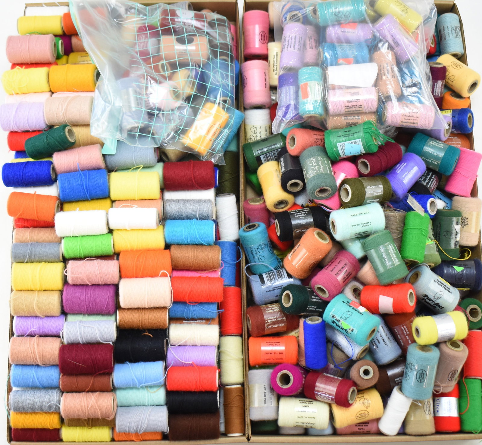LOT OF PUNCH EMBROIDERY YARN: ESTIMATED 600 ROLLS (1 of 4)