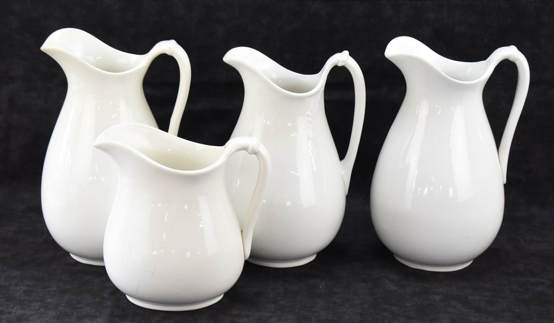 KNOWLES, TAYLOR & KNOWLES AND WEST END POTTER COMPANY IRONSTONE PITCHERS (1 of 5)