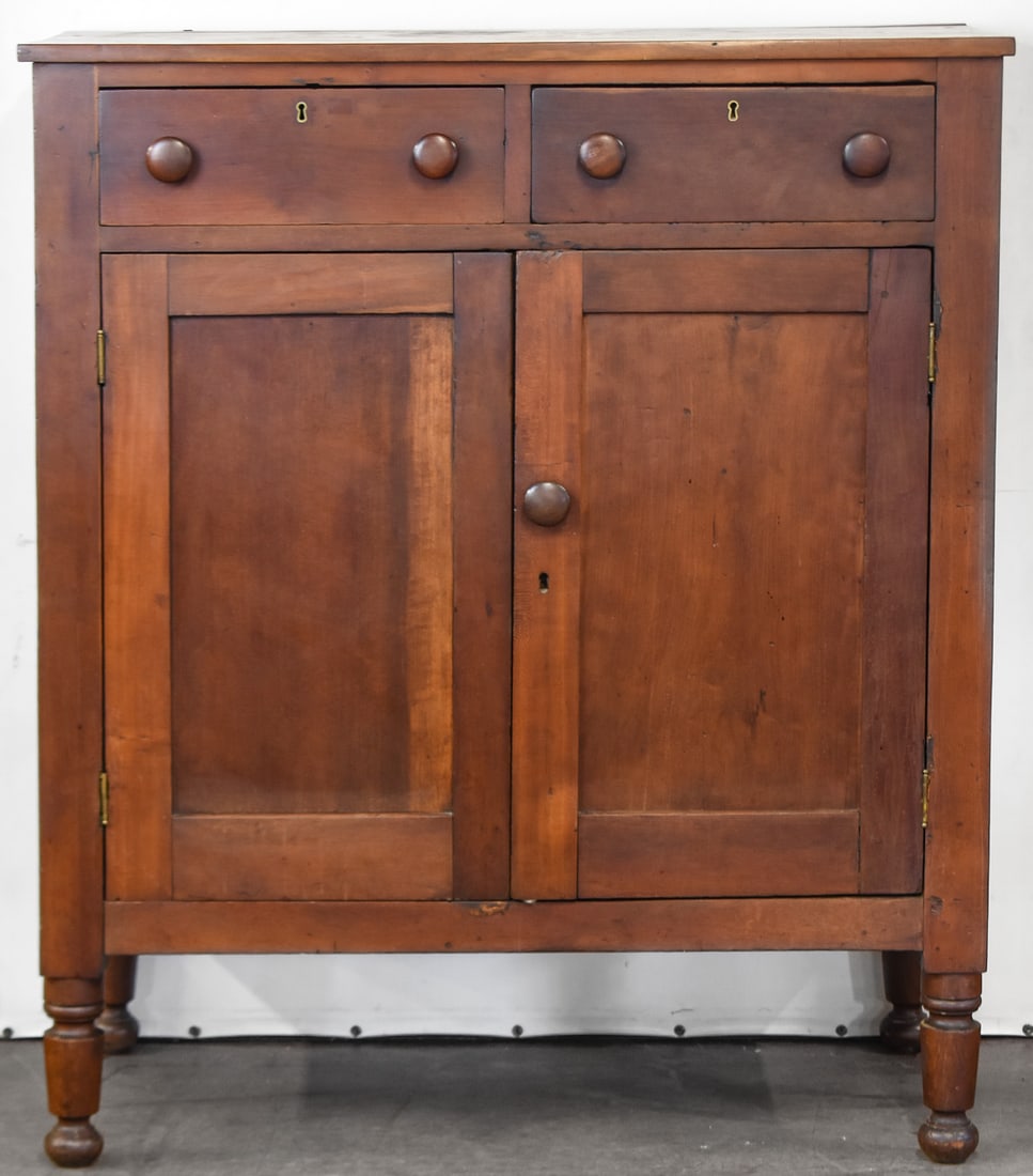 AMERICAN RED-WASHED PINE JELLY CUPBOARD (1 of 5)
