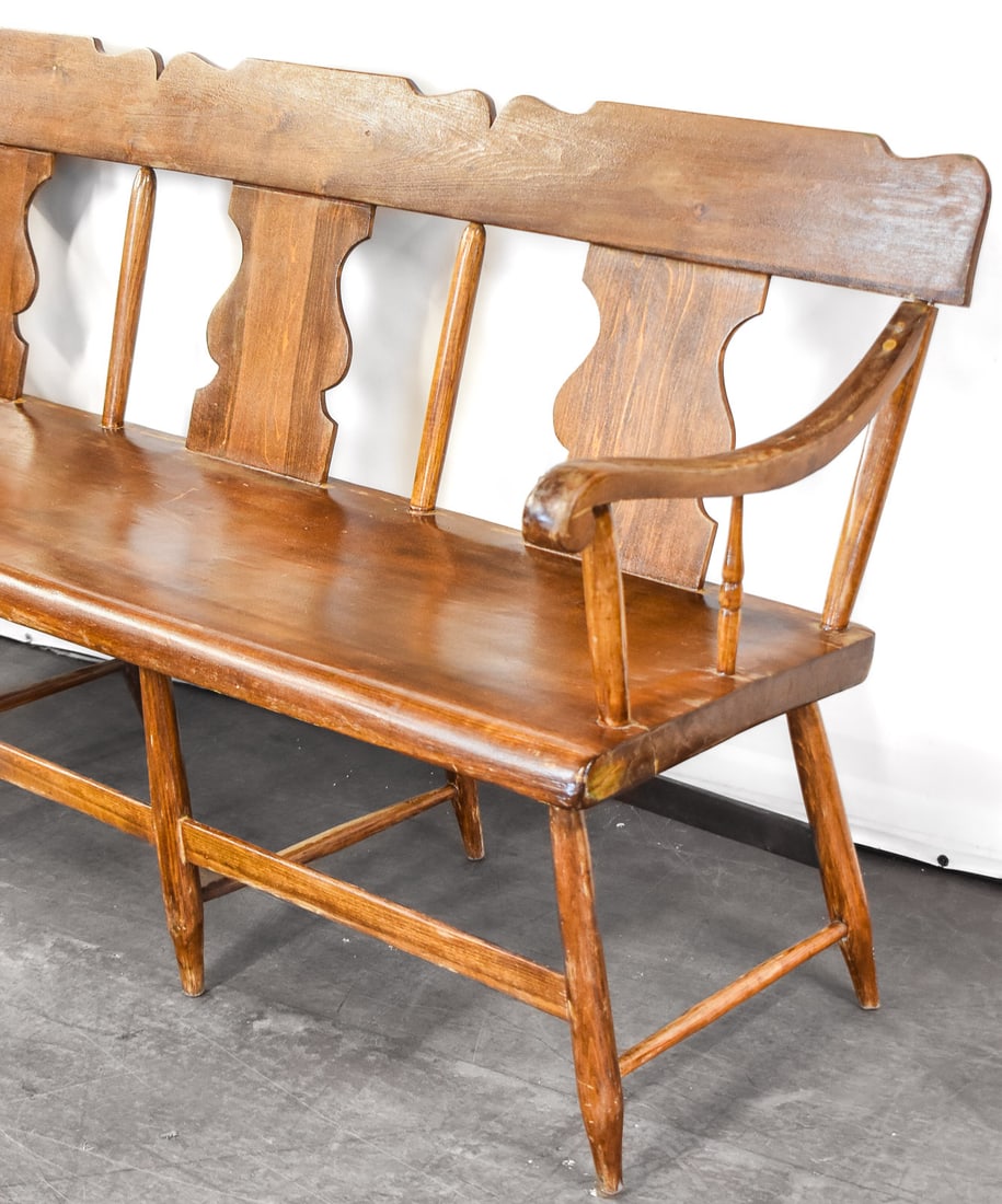 PENNSYLVANIAN STYLE PINE BENCH - 2
