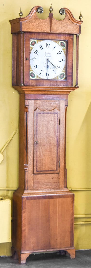 THOMAS SNOW ENGLISH OAK GRANDFATHER CLOCK (1 of 4)