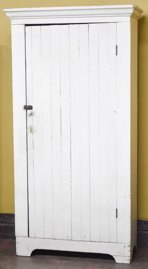 AMERICAN PRIMITIVE-STYLE PINE JELLY CUPBOARD (1 of 2)