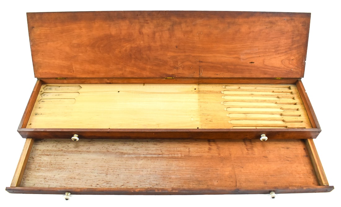 VICTORIAN WALNUT TOOL CASE - 2