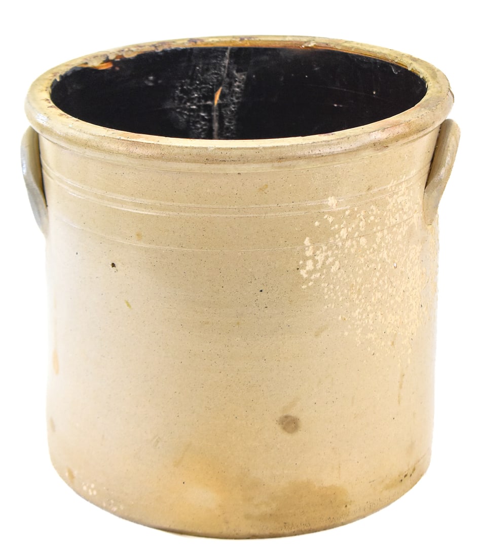 J. & E. NORTON FOUR-GALLON STONEWARE CROCK - 3