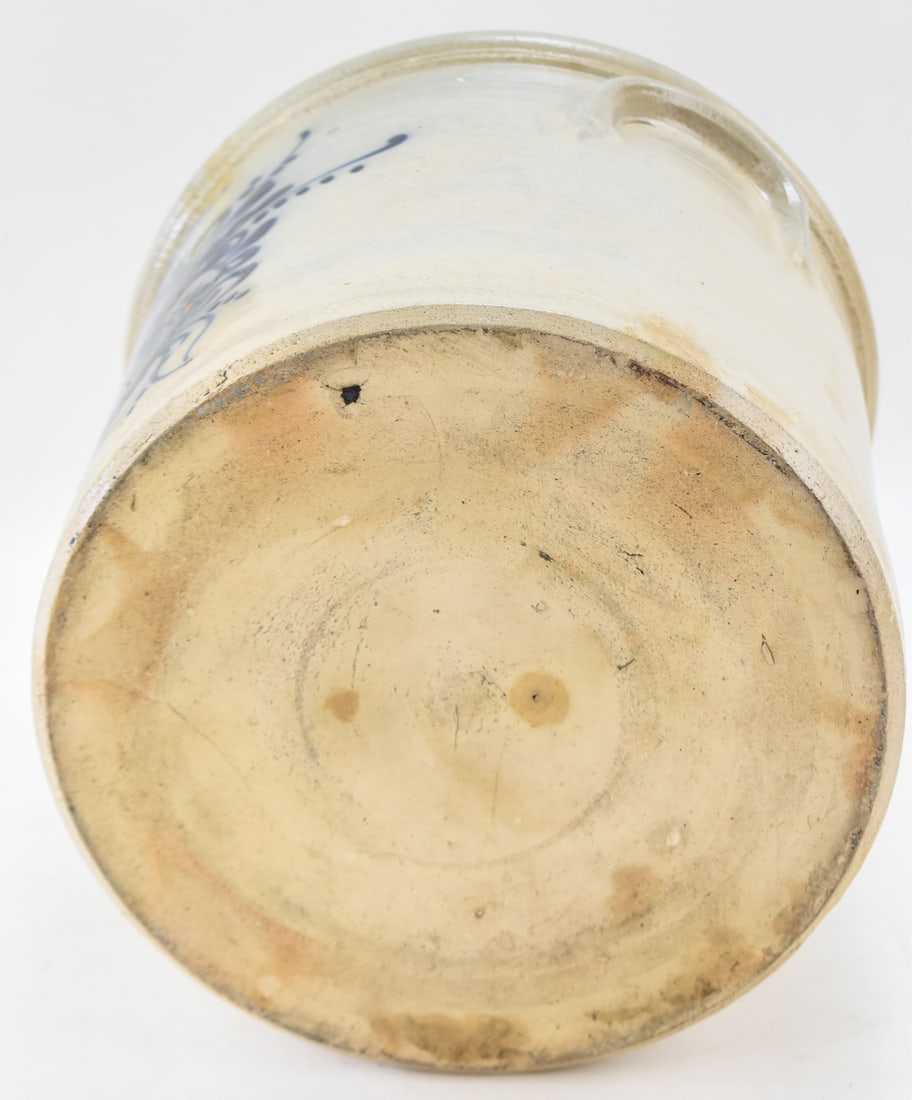 J. & E. NORTON FOUR-GALLON STONEWARE CROCK - 5