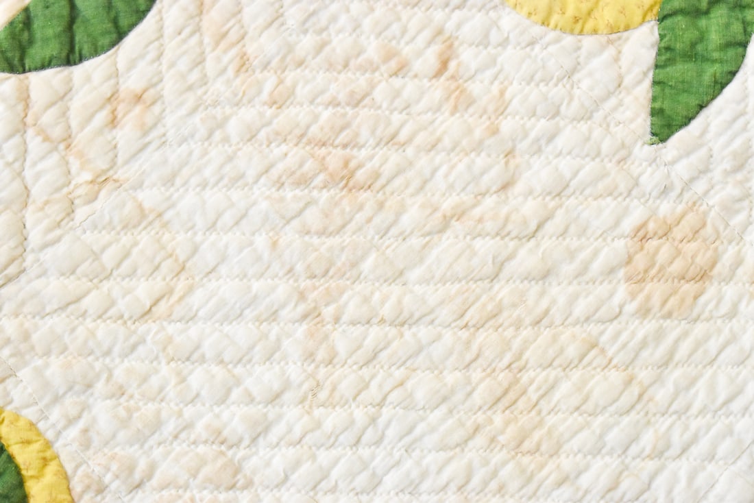 APPLIQUE QUILT WITH POMEGRANATE PATTERN - 2