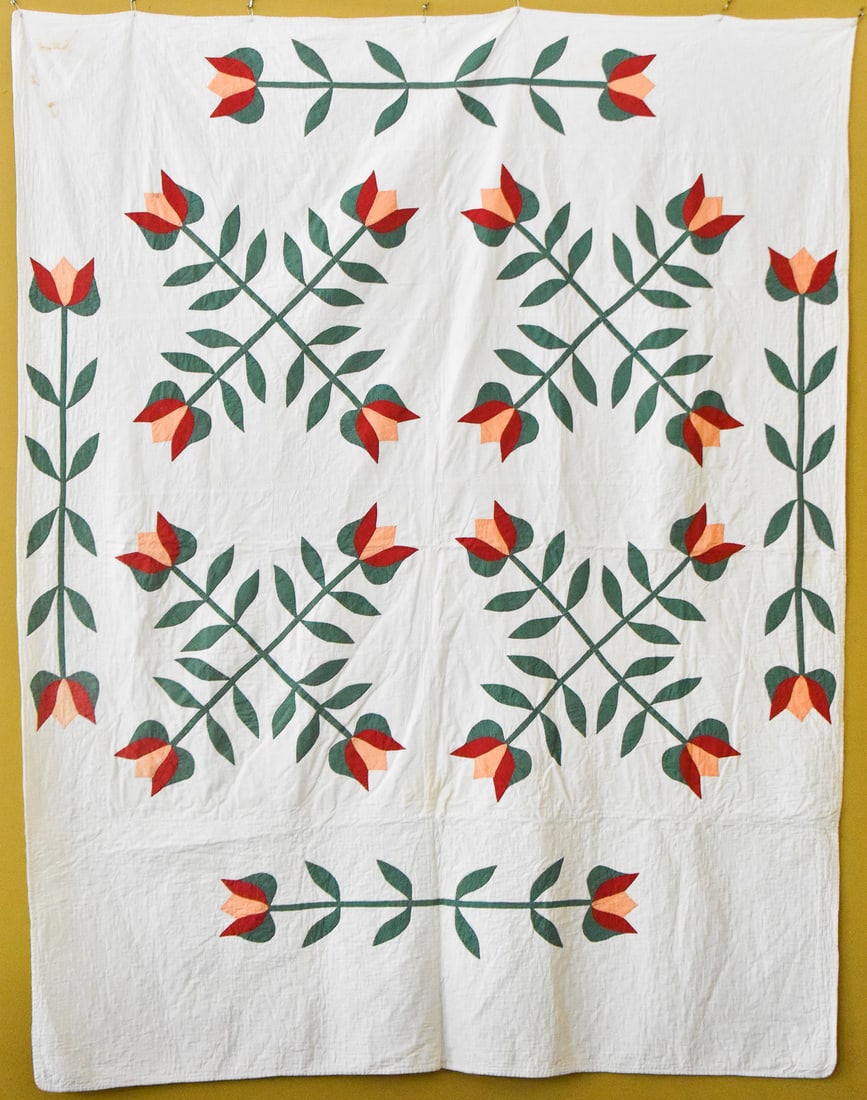 APPLIQUE TULIP QUILT (1 of 2)