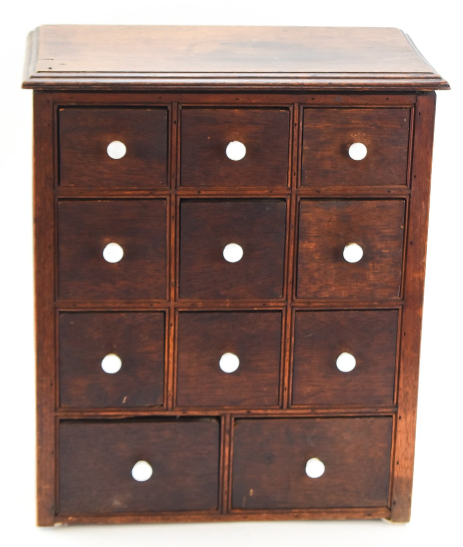 WALNUT MULTI-DRAWER SPICE CABINET - 3