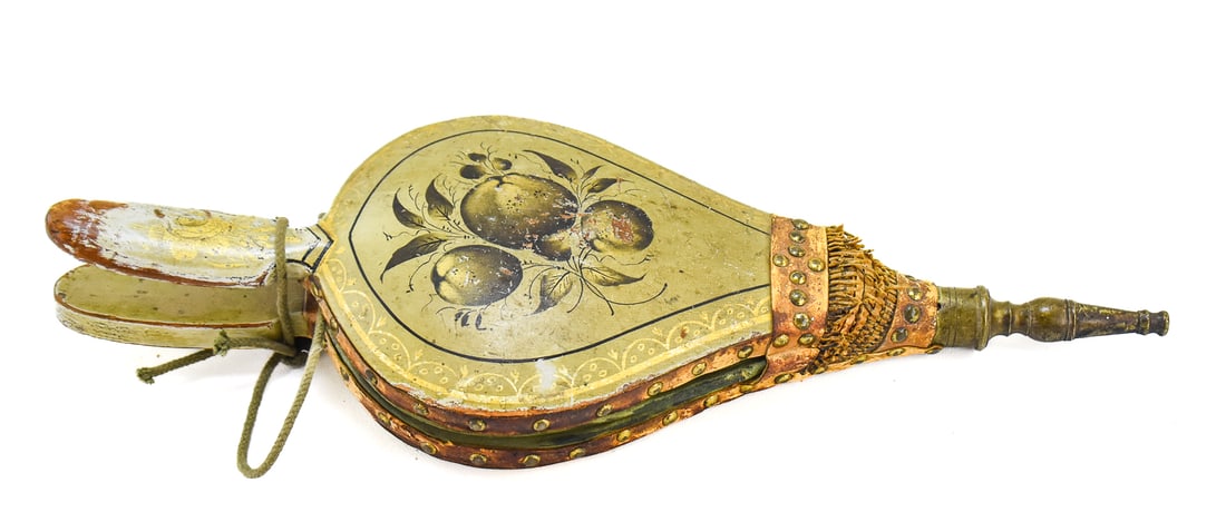 ECKSTEIN & RICHARDS TURTLE-BACK FIREPLACE BELLOWS (1 of 4)