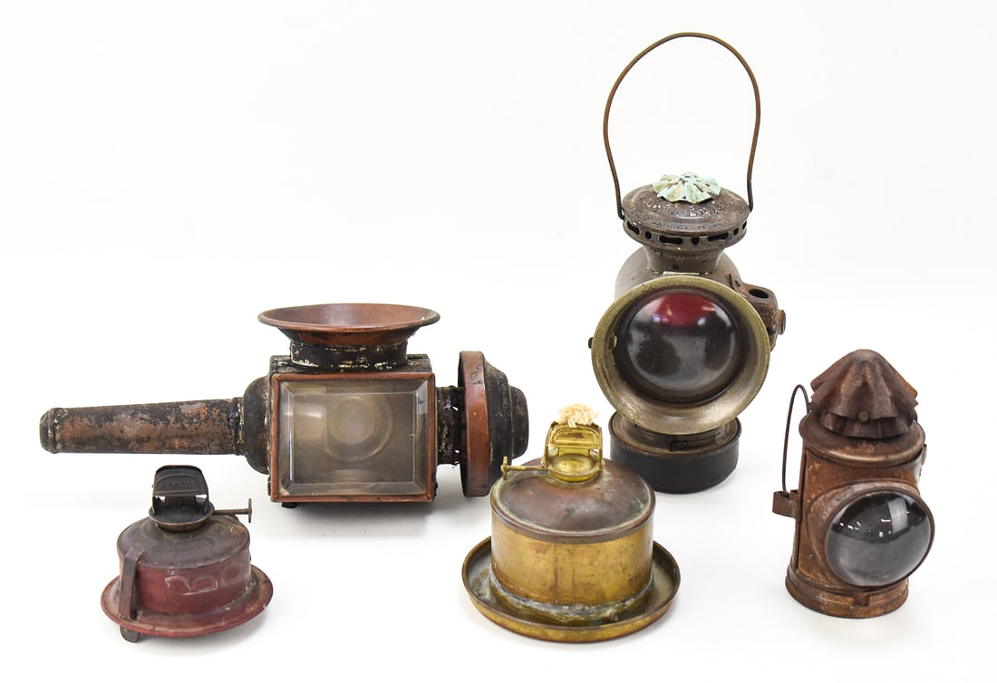 LANTERNS AND LANTERN FONTS ASSORTMENT: DIETZ, PERKINS, BRISTOL (1 of 2)