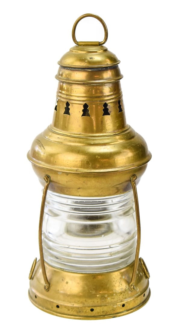 PERKINS "PERKO" BRASS MARINE LANTERN (1 of 2)