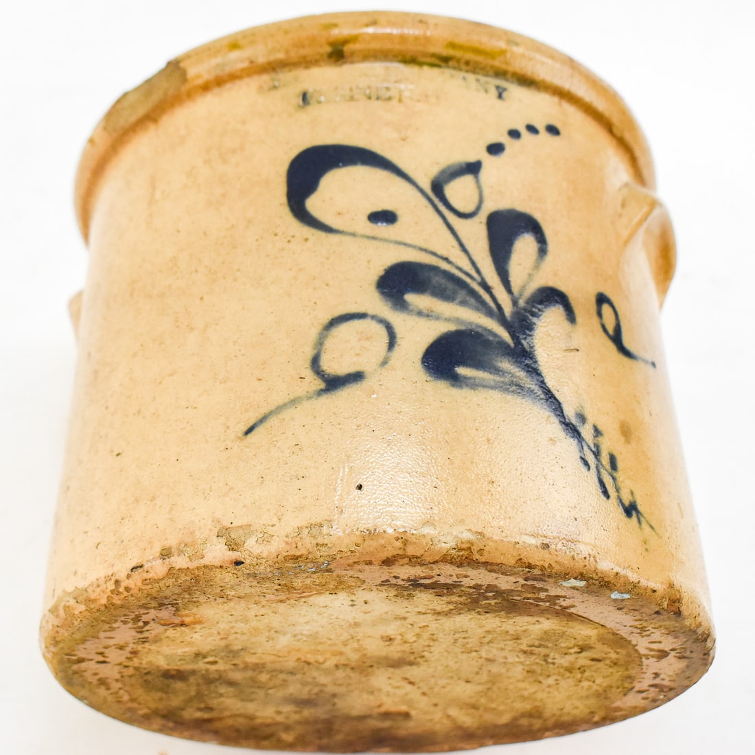 TWO MID-ATLANTIC STONEWARE CROCKS - 4