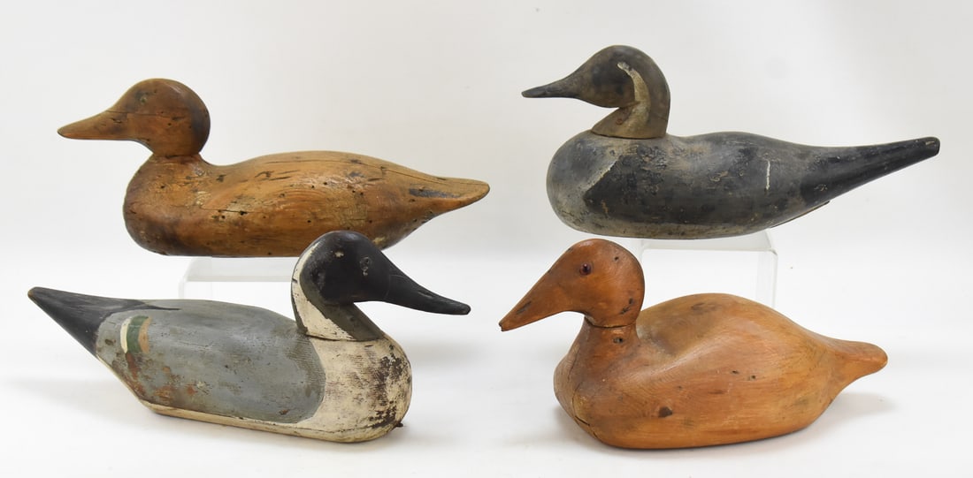 CELLECTION OF FOUR DUCK DECOYS (1 of 5)