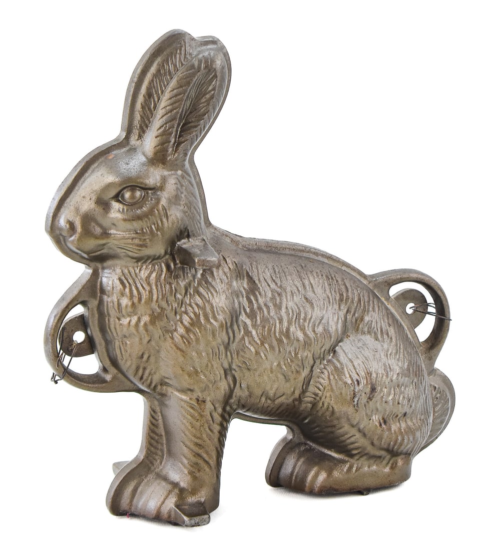 GRISWOLD CAST IRON RABBIT CAKE MOLD ERIE PENNSYLVANIA #863 (1 of 3)
