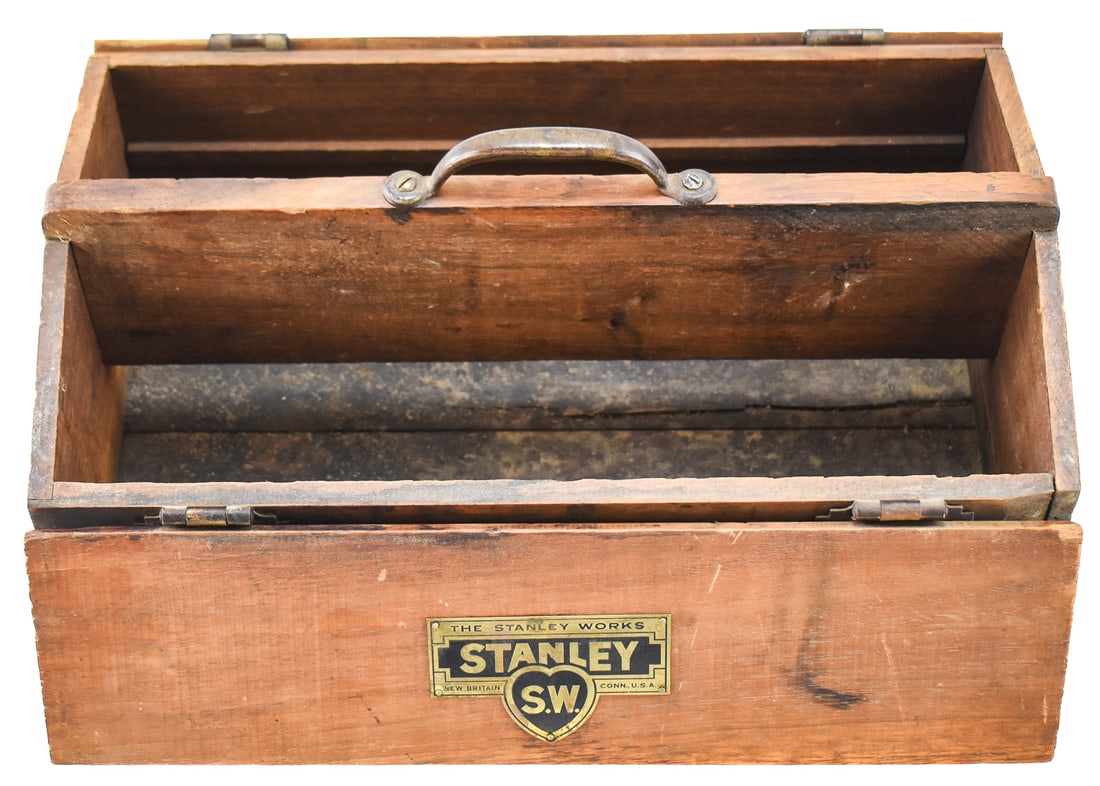 STANLEY SWEETHEART NO. 888 BLACK WALNUT TOOLBOX (1 of 4)