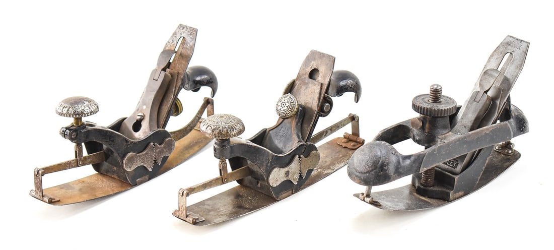 STANLEY CIRCULAR PLANES: No. 113 TYPE 2, No. 113 TYPE 3, AND No. 20 (1 of 3)
