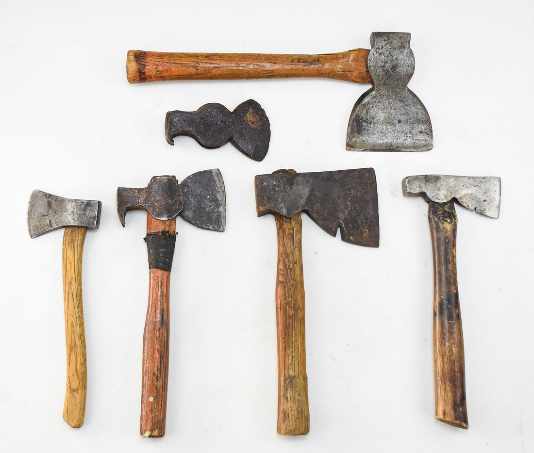 FIVE HATCHETS: PLUMB, STILETTO, MARK WELL MANUFACTURING COMPANY