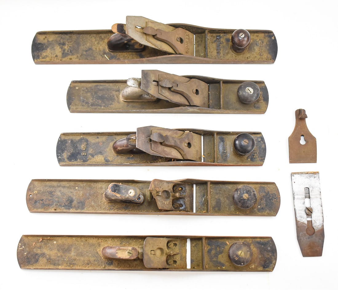 STANLEY NO. 6 FORE PLANES AND STANLEY NO. 7 JOINTER PLANES WITH BLADES (1 of 2)