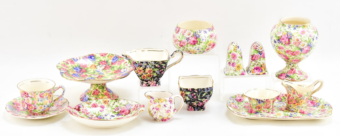 ROYAL WINTON AND JAMES KENT FLORAL PATTERN ENGLISH CHINA (1 of 6)