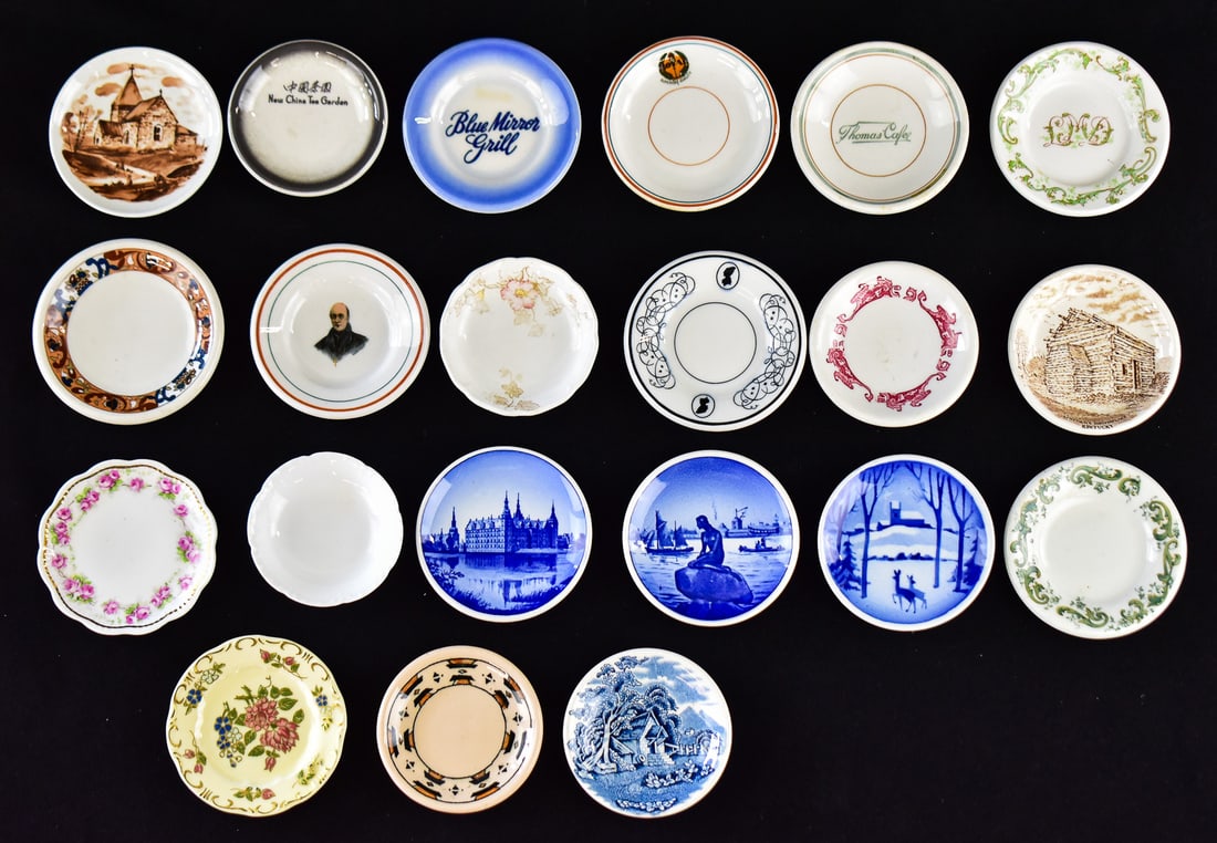 ASSORTMENT OF 21 CERAMIC BUTTER PATS (1 of 6)