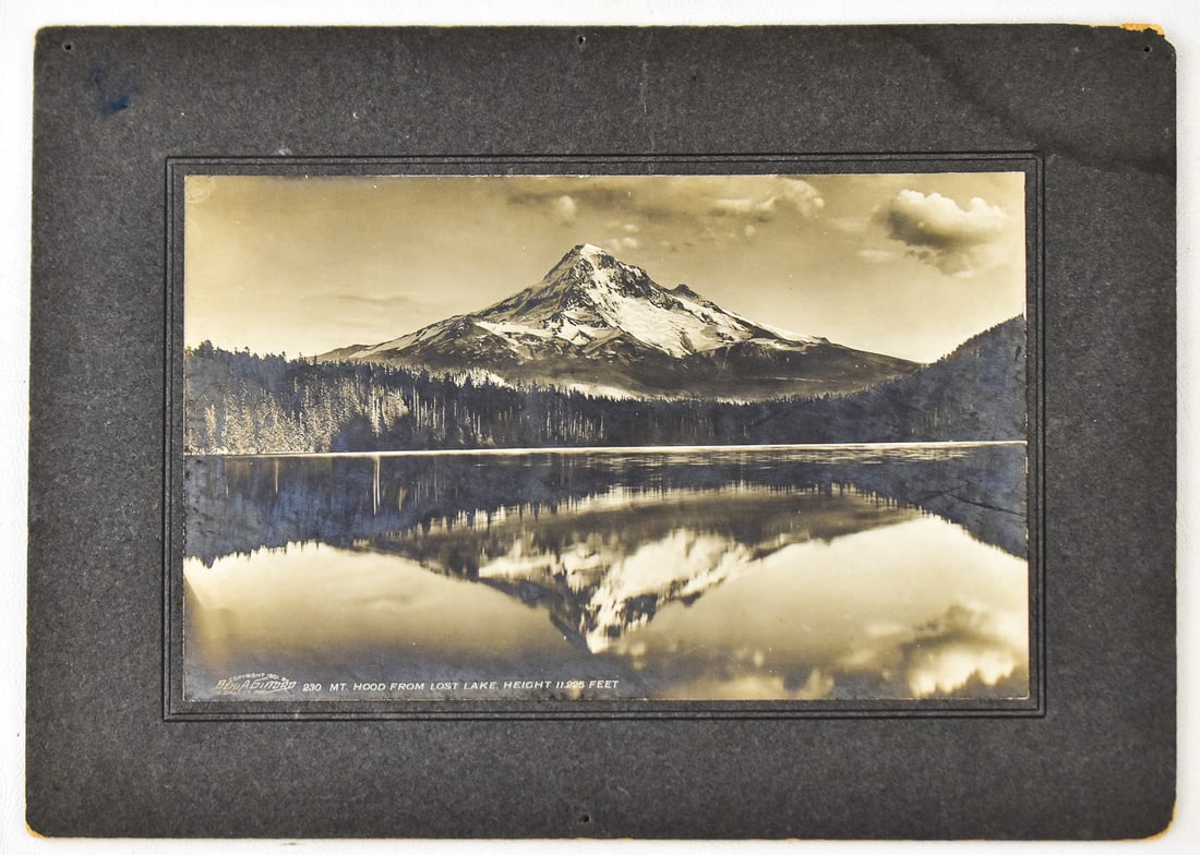 BENJAMIN A. GIFFORD "MT. HOOD FROM LOST LAKE" PHOTOGRAPH (1 of 3)
