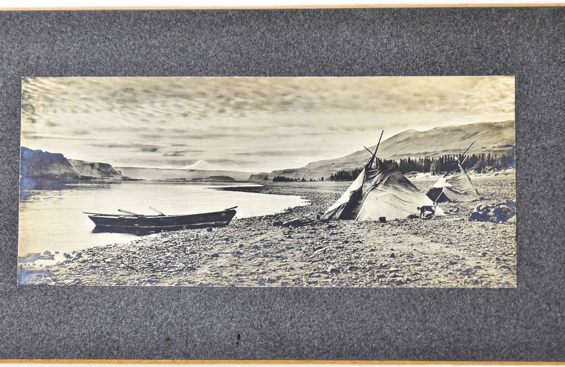 BENJAMIN A. GIFFORD NATIVE AMERICAN CAMPSITE PHOTOGRAPH (1 of 3)