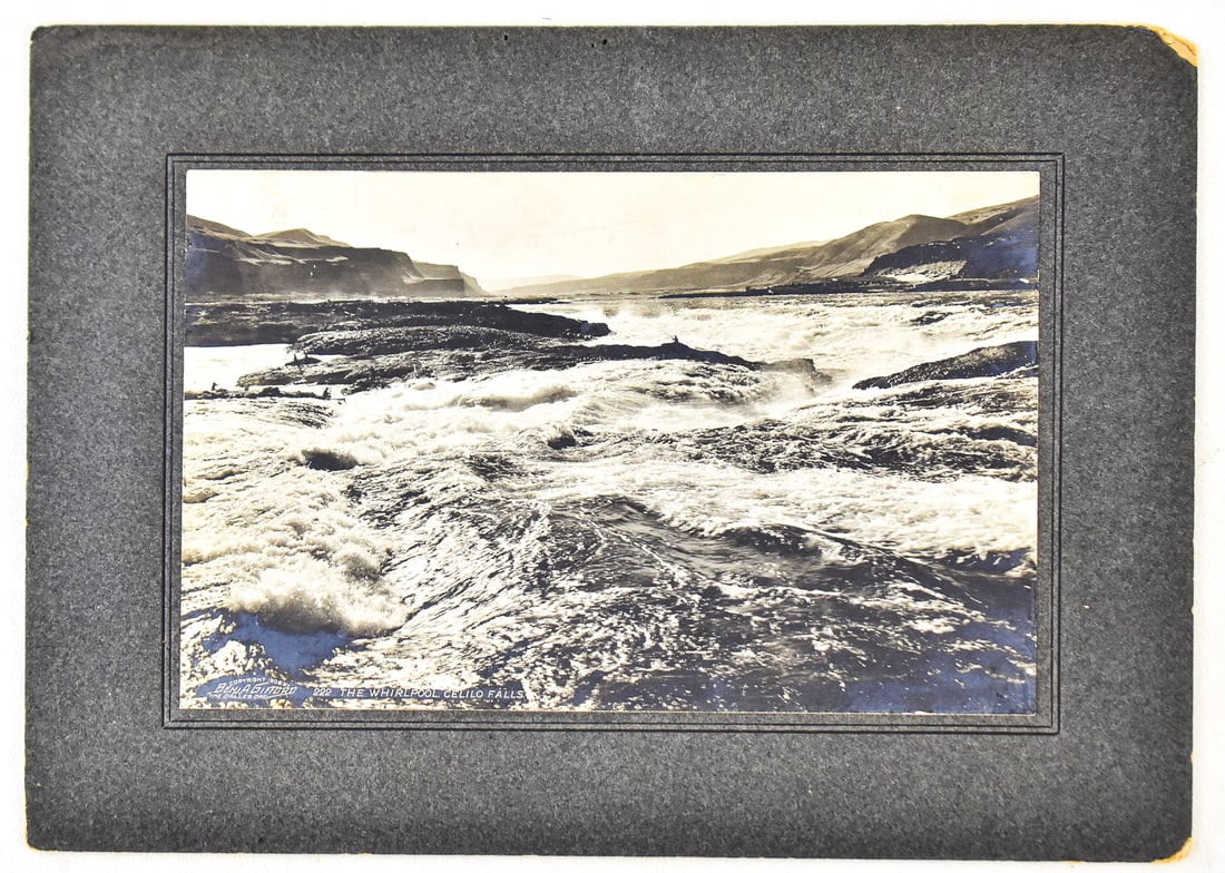 BENJAMIN A. GIFFORD "...CELILO FALLS" AND "212 NATIVES SPEARING AND NETTING SALMON..." (1 of 6)