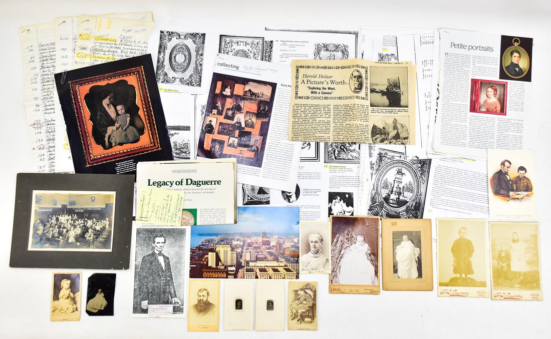 ASSORTED EPHEMERA; PHOTOGRAPHS, POSTCARDS, NEWSPAPER ARTICLES, ETC. (1 of 5)