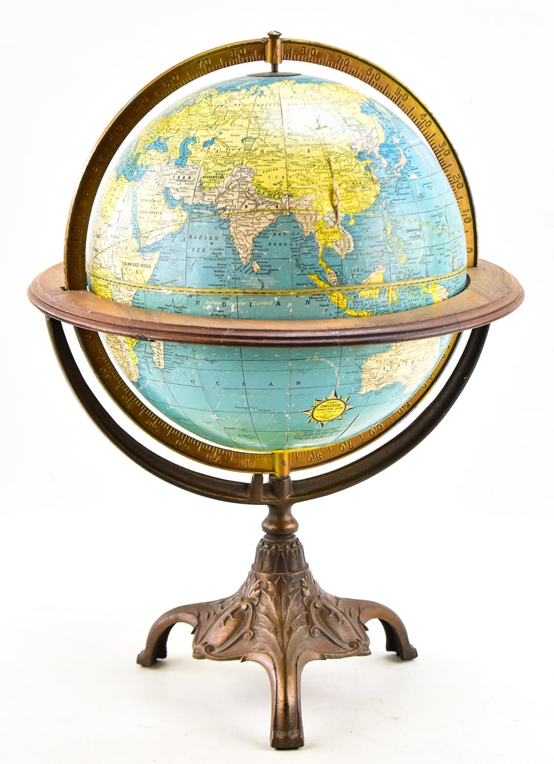 CRAM'S UNIVERSAL TERRESTRIAL GLOBE, C. 1939 - 2