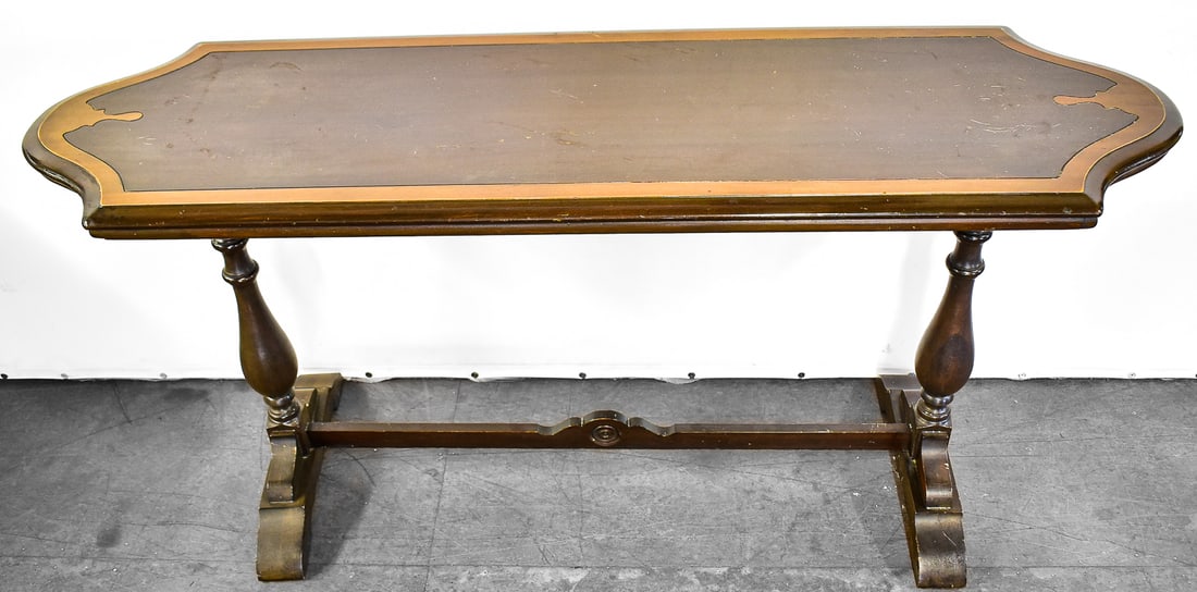 JACOBEAN STYLE TRESTLE SOFA TABLE - 2