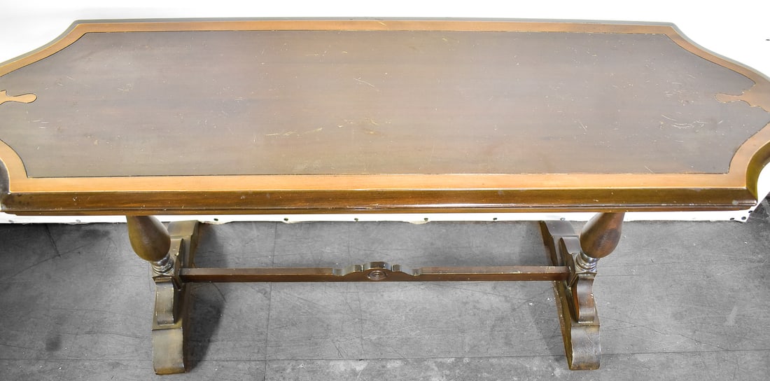 JACOBEAN STYLE TRESTLE SOFA TABLE - 3