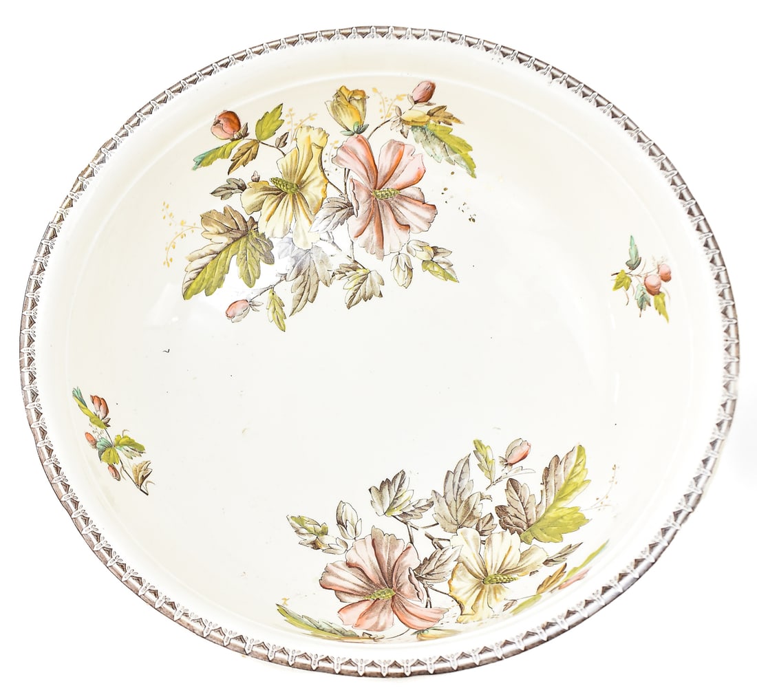 CERAMIC WASH BASIN AND PITCHER SET - 2