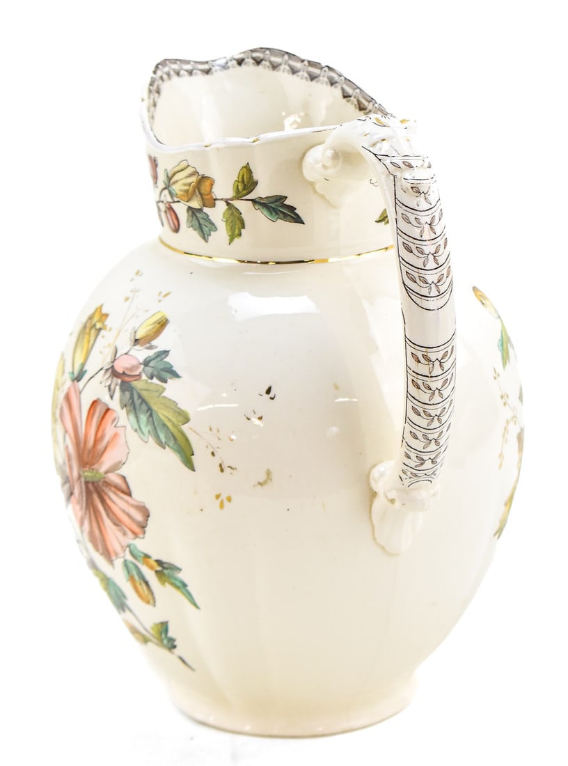 CERAMIC WASH BASIN AND PITCHER SET - 5