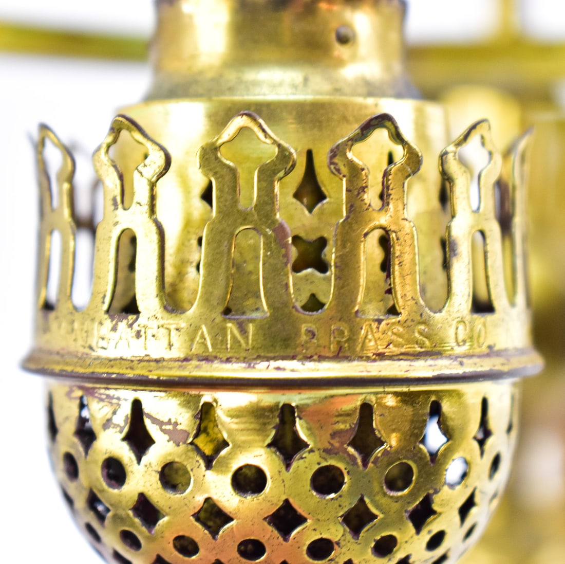 DOUBLE ARM BRASS STUDENT LAMP - 3