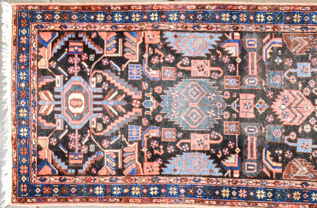 PERSIAN HAMADAN WOOL RUNNER - 3