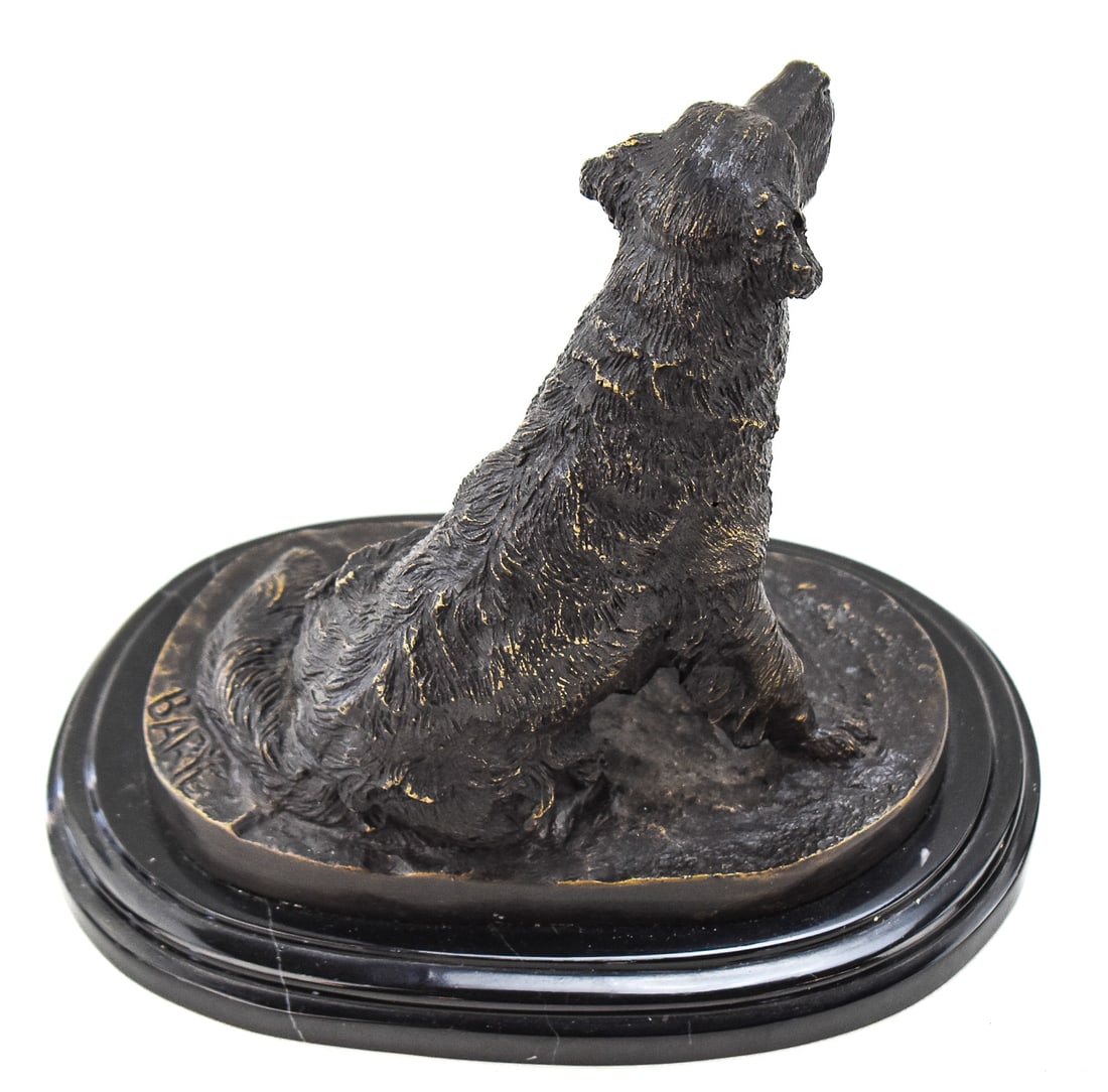 LABRADOR RETRIEVER BRONZE STATUE - 2