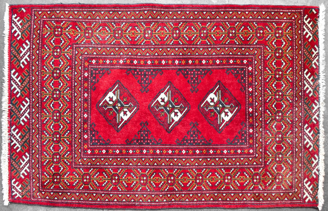 AFGHAN TURKMEN WOOL RUG (1 of 2)