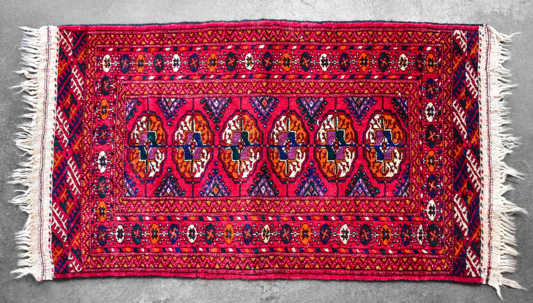 AFGHAN TURKMEN WOOL RUG (1 of 2)