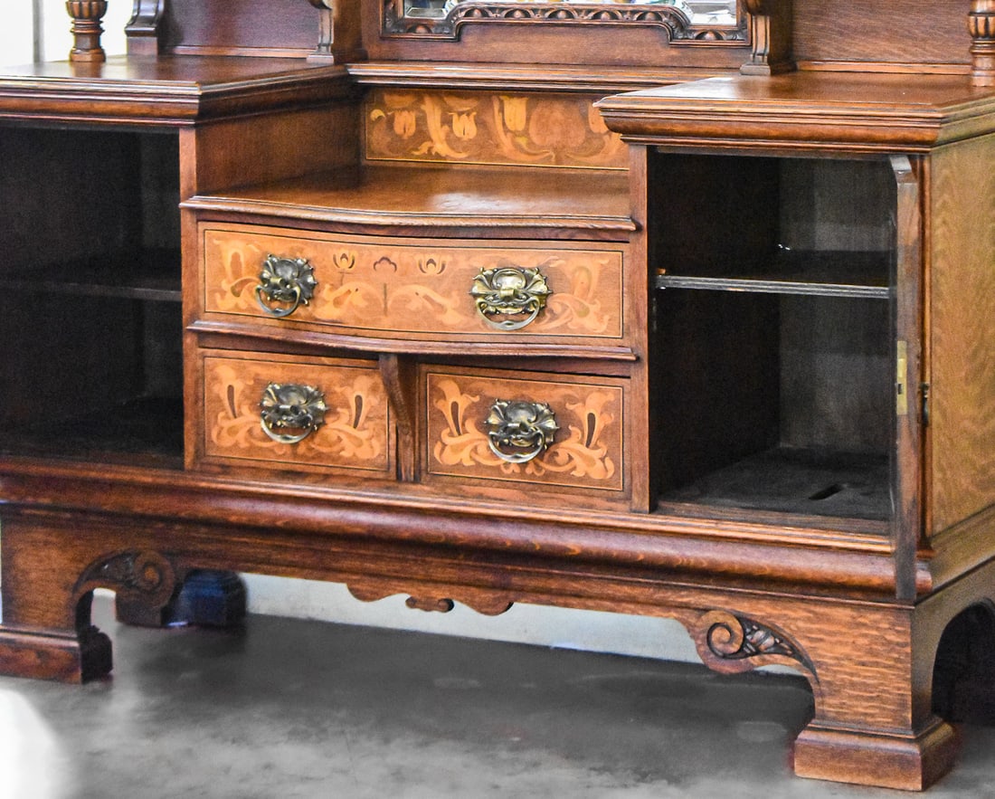 RENAISSANCE REVIVAL SIDEBOARD - 3